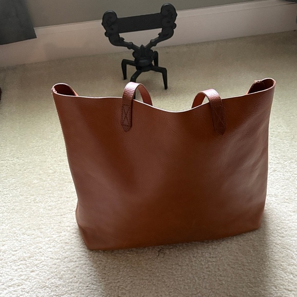 Madewell Brown Leather Tote - Picture 2 of 5